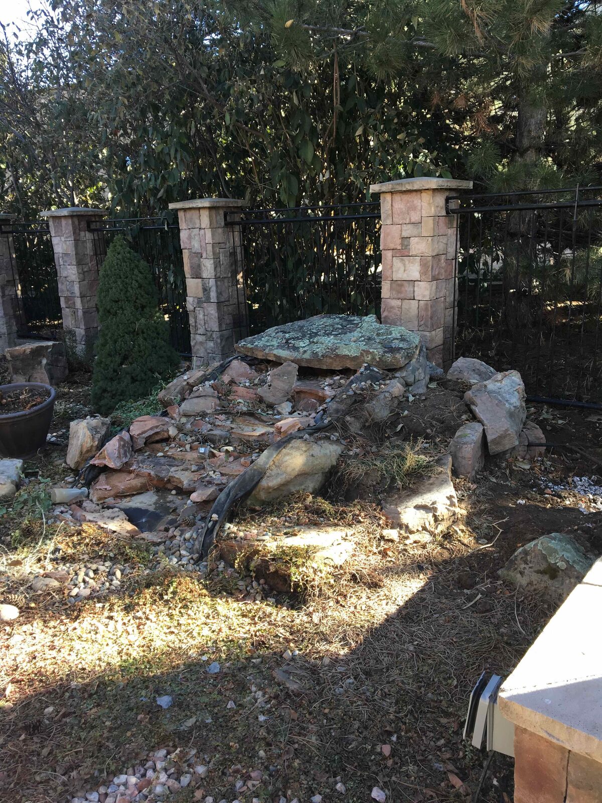 Beds cleared for the new build