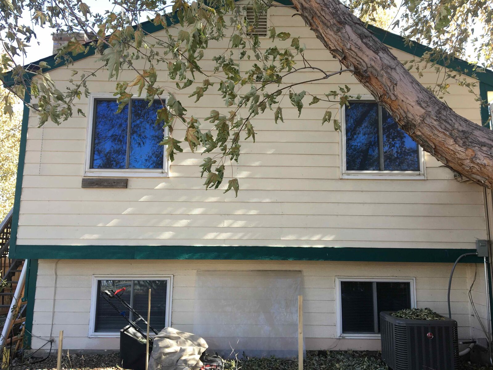Before — the original home.