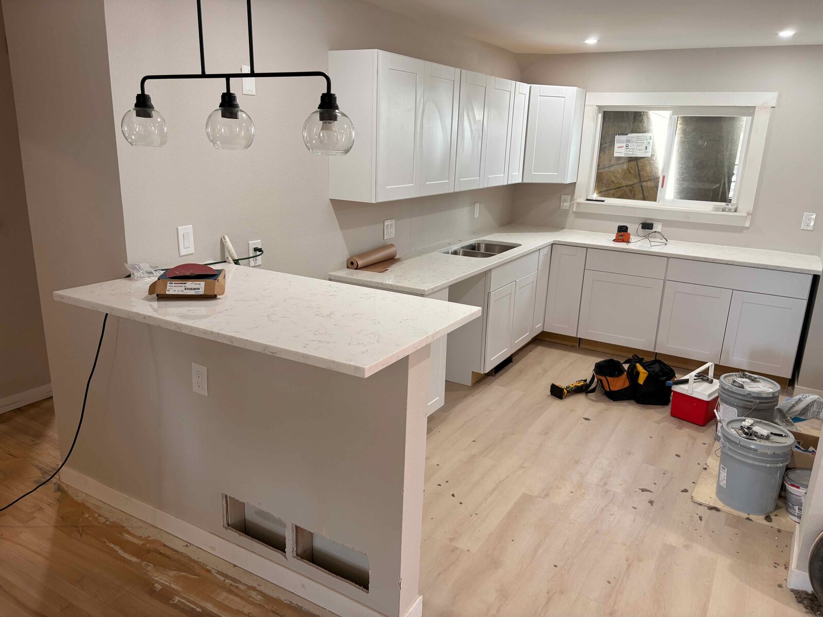 New kitchen going in.